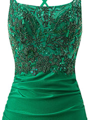 Royal Blue | Bodycorn Short Spaghetti Strap Jersey Homecoming Dress