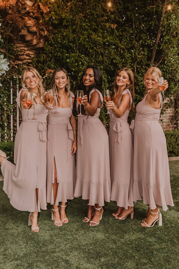 A-line Bridesmaid Dresses, Amazing Spaghetti Straps Neckline