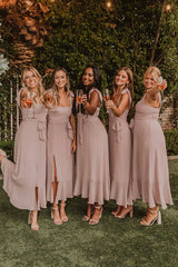 A-line Bridesmaid Dresses, Amazing Spaghetti Straps Neckline