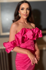 Bodycorn Off the Shoulder Ruffles Homecoming Dress