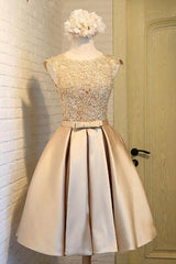 A-Line Homecoming Dress Chic Red Short Prom Dress Party Dress