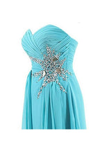 A-line Sweetheart Beading Chiffon Bridesmaid Dress, Prom Dress, Evening Gown