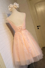Charming Tulle Cute Homecoming Dress Short Prom Dress