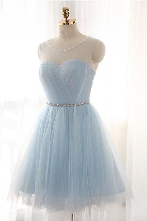 Charming Tulle Short Prom Dress Homecoming Dress