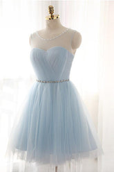 Charming Tulle Short Prom Dress Homecoming Dress