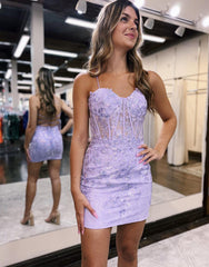 Bodycorn Lace Corset Homecoming Dress