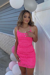 Bodycorn Scoop Neck Sequins Homecoming Dress