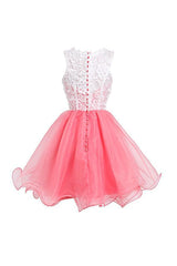 High-Quality Organza Short Party Dress Homecoming Dress