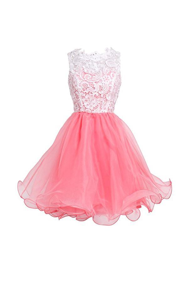 High-Quality Organza Short Party Dress Homecoming Dress
