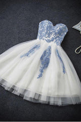 Sexy A-line Strapless Short Prom Homecoming Dress Party Dress