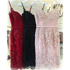 Mermaid Sweetheart Straps Lace Short Prom Dress Homecoming Dress