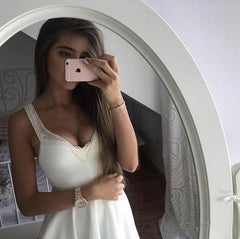 Off-The-Shoulder Red Homecoming Dress with Broad Straps Little Party Dress