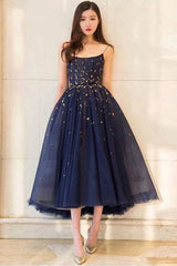 Sparkly Homecoming Dress with Stars A-Line Short Prom Dress