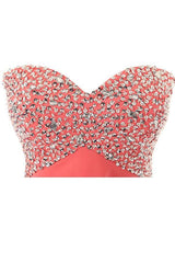 Sweetheart Beaded Prom Gown Short Homecoming Dress