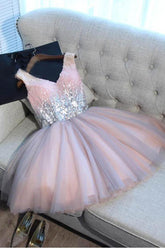 Tulle Sexy A-Line Short Prom Homecoming Dress Party Dress