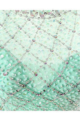 Two-Piece Mint Tulle Homecoming Dress Prom Dress