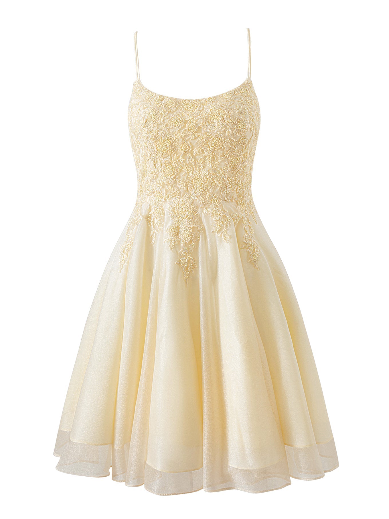 Navy Blue A-line Chiffon Short Homecoming Dress