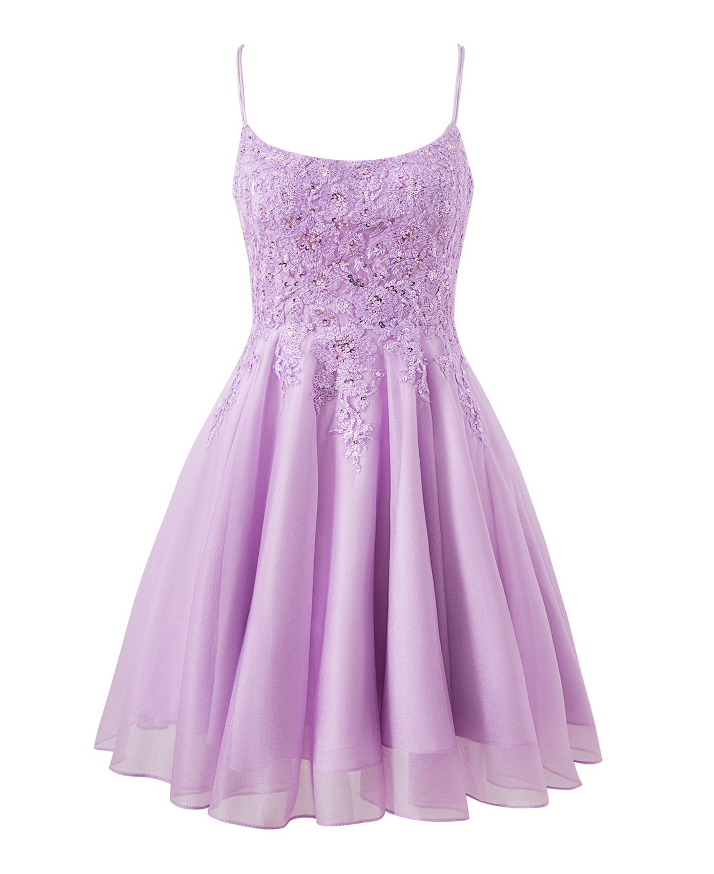 Navy Blue A-line Chiffon Short Homecoming Dress