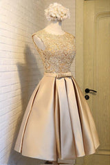 A-Line Homecoming Dress Chic Red Short Prom Dress Party Dress