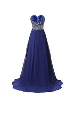 Chiffon A Line Prom Dresses, Sweetheart Evening Dresses