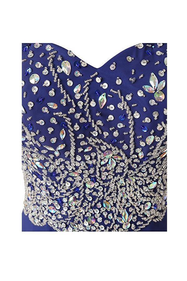 Chiffon A Line Prom Dresses, Sweetheart Evening Dresses