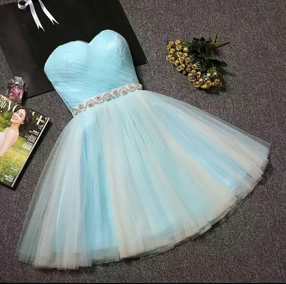 Strapless Sweetheart Neck Blush Pink Short Prom Dress Homecoming Dress